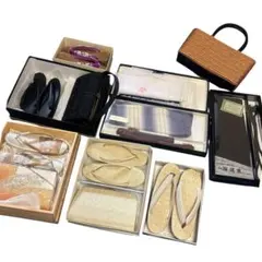 和装 着物 浴衣 小物 まとめ売り 草履 下駄 バッグ ハンドバッグ 和服