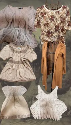 fairygrunge トップスまとめ売り　ヴィンテージ　ガーデンコア