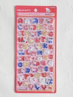 正規品　ボンボンドロップシール　ハローキティ　サンリオ moji 文字