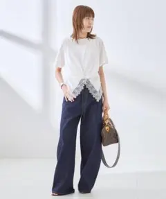 新品】JOURNAL STANDARD L'ESSAGE レーストップスTシャツのサムネイル
