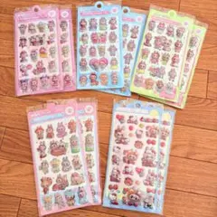 ラブブシール5種類 10枚セット