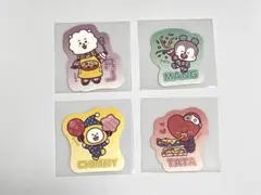 BT21 スナック ダイカットステッカー 4枚のサムネイル