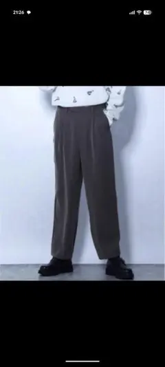 HARE トロミトラウザー グレー Mサイズ