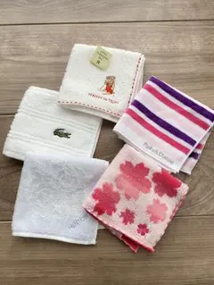 タオルハンカチ5枚セット