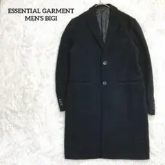 エッセンシャルガーメントメンズビギ オーバーサイズチェスターコート【L】ロング丈