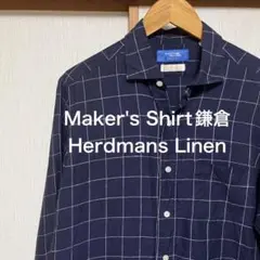 美品】Maker's Shirt鎌倉 インディゴデニム シャツジャケット - メルカリ
