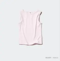 ボートネックノースリーブT ユニクロ　ピンク　Ｍサイズ