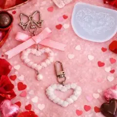 ハート型 ホイップクリーム シリコンモールド レジン デコ