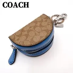 COACH チャーム キーホルダー ボール クリアブルー ゴールド レア COACH チャーム キーホルダー ボール クリアブルー ゴールド レア
