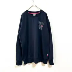 nyako do レディース トップス プリントトレーナー ネイビー LL