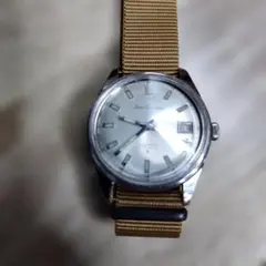 SEIKO●スポーツマン●15石●日差30秒●希少変わり文字盤●当時物プラ風防● SEIKO○スポーツマン○15石○日差30秒○希少変わり文字盤○当時物プラ