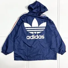 90s old adidasアディダス デサント製プルオーバーナイロンジャケット