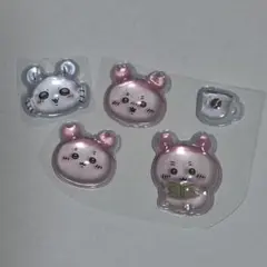 ちいかわ 正規品 ボンボンドロップシール カニちゃん 古本屋 モモンガ