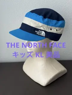 THE NORTH FACE ノースフェイス キッズ キャップ　KL 青 美品