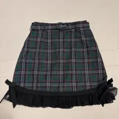 シークレットハニー　チェック柄ミニスカート