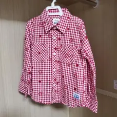 Lee　キッズ　赤　110　チェック