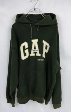 OLD GAP 90s 90年代 ギャップ パーカー グリーン フリース