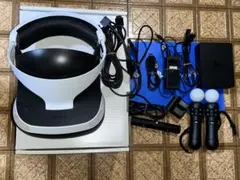 動作OK! PSVR本体周辺機器、モーションコントローラー2個　＊ヘッドホン欠品