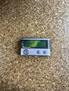 TMテレメッセージ シルバー　ポケベル