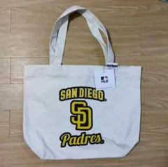 新品 MLB サンディエゴ・パドレス トートバッグ　エコバッグ　多少シワありのサムネイル