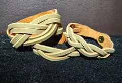 本革ブレスレット 3本セット バングル