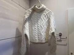 IENAイエナ　長袖ニット セーター　ウール　タートルネック