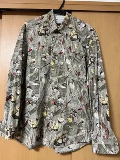 【最終値下げ】コロンビア　ルアー柄　柄シャツ　Mサイズ