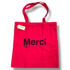 メルシー トートバッグ Merci Paris ピンクタグ付きのサムネイル