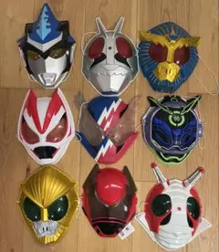 仮面ライダー お面 34種セット Amazon.co.jp: SHODO仮面 VS8 仮面 ZX 全2種 ＆ 34 タイガー