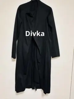 ディウカDivka ブラックロングアウター