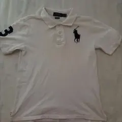 Polo Ralph Lauren ポロシャツ ホワイト Mビックポニー