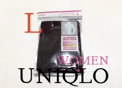 新品未開封ユニクロレディース●ヒートテックタートルネック長袖T●ダークブラウンL