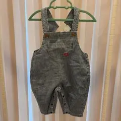 baby doll. ストライプオーバーオール 80cm 新品未使用