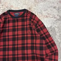 Polo Ralph Lauren ラルフローレン 長袖サーマル チェック L