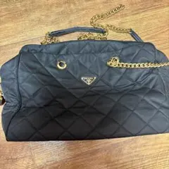 ジャンク品[PRADA]ナイロン/チェーン/トートバッグのサムネイル