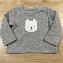 【GAP】クマポケット付きグレー長袖トレーナー▼値下げ▼