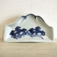 骨董　アンティーク　古伊万里　こんにゃく印判　亀甲繋　花文様　変形小皿　甘手 骨董 アンティーク 古伊万里 こんにゃく印判 亀甲繋 花文様 変形