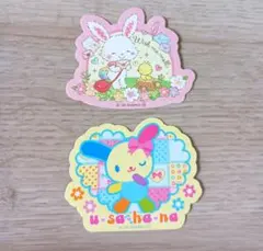 【新品未使用】サンリオキキャラクターズ ウィッシュミーメル・ウサハナ シール