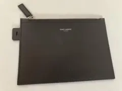 サンローラン ショッピングトート付属品 レザーポーチ＆モノグラムチャームセット