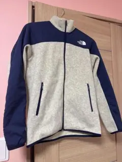 THE NORTH FACE フリースジャケット アイボリー/ネイビー