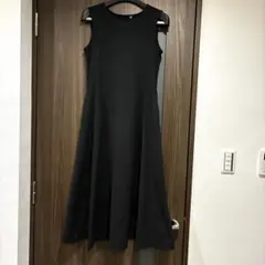UNIQLO ユニクロ AIRism ノースリーブ ワンピース ブラック M