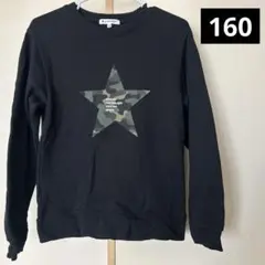 GLOBAL WORK トレーナー　160センチ　黒　メルカリ便発送