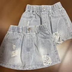 ベビー　デニムスカート