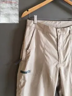 【レア】old stussy ナイロンパンツ 美品 ベージュ