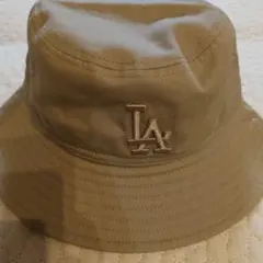 New Era LA Dodgers Bucket Hat Tan　約57cmのサムネイル