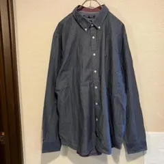 T4782★美品★トミーヒルフィガー*長袖*ボタンダウンシャツ*メンズXXLのサムネイル