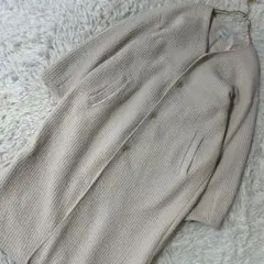 URBAN RESEARCH ノーカラーコート アイボリー ONE