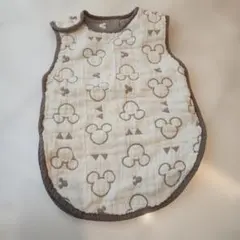 ベビー　スリーパー　ミッキー　茶色