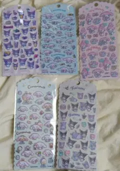 サンリオキャラクター♡フェルトシール5枚セット