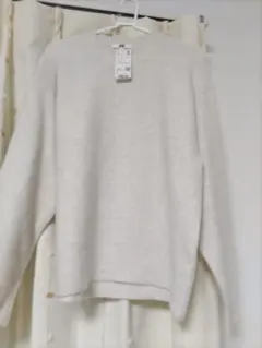 スフレヤーンクルーネックセーター L